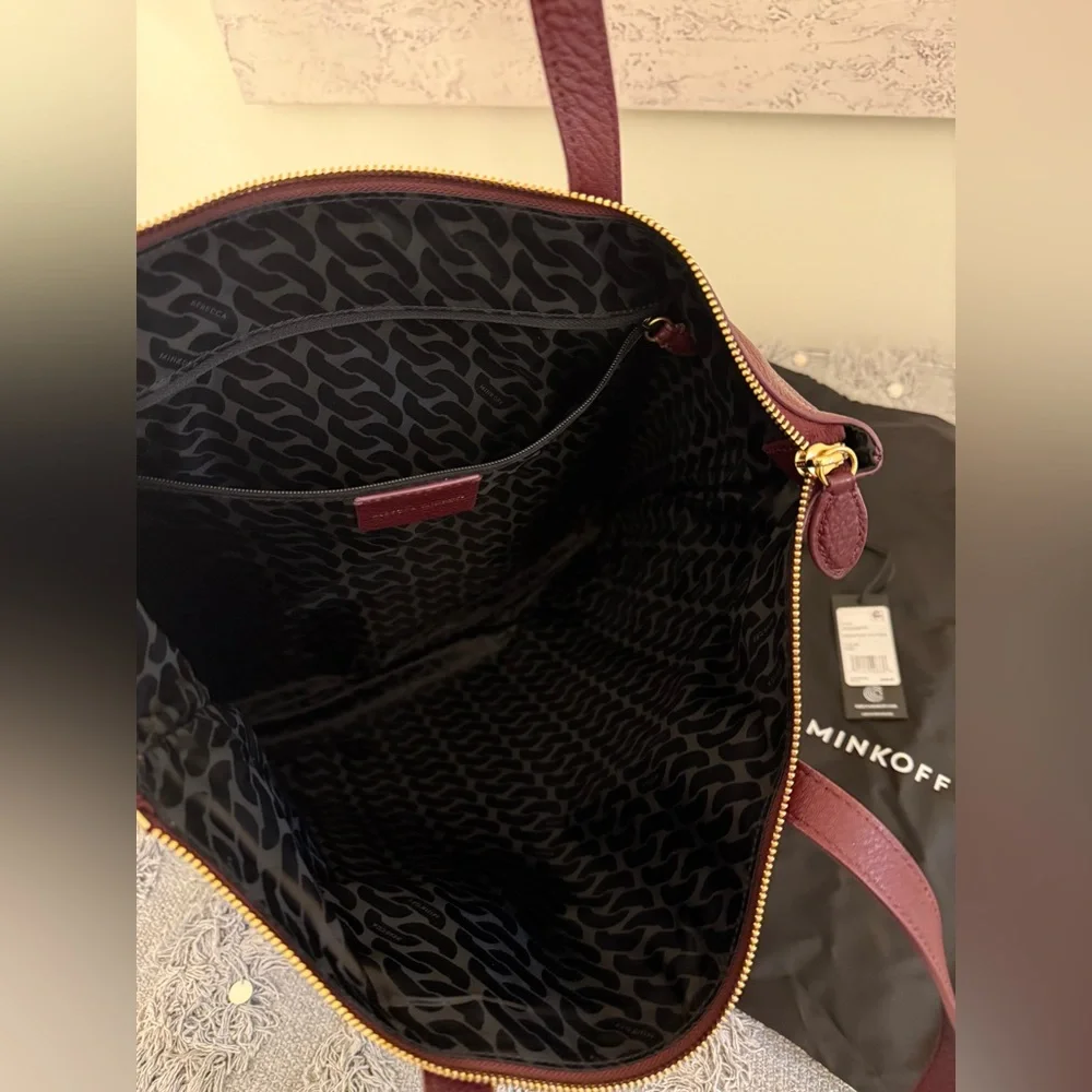 Rebecca Minkoff Milan Tote with Studs in Port - Picture 12 of 12